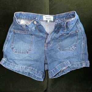 Reformation Alyssa Stretch High Rise Jean Shorts